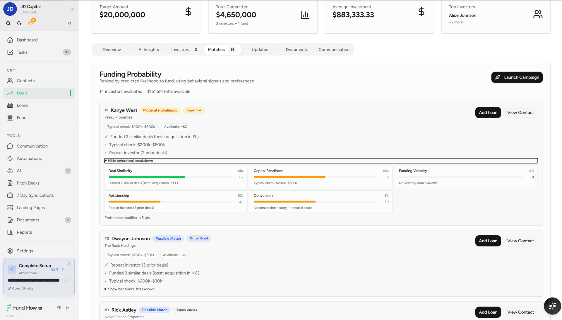 Fund Flow OS deal management platform