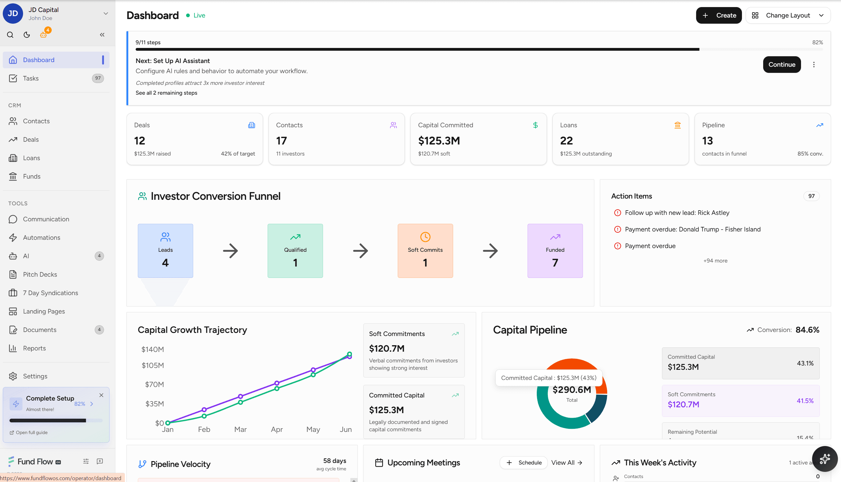 Fund Flow OS for fix & flip operators — find lenders and manage capital